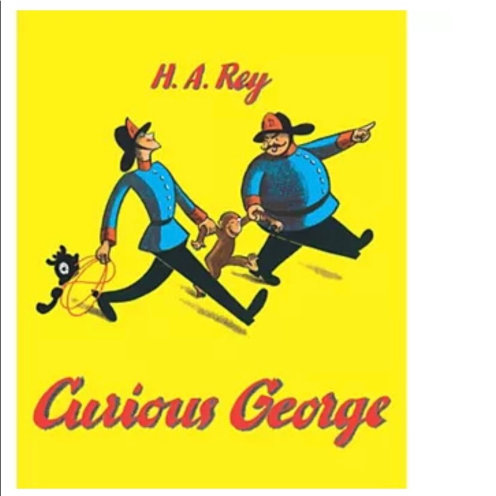 Curious George book 1 hard book in plastic wrapping